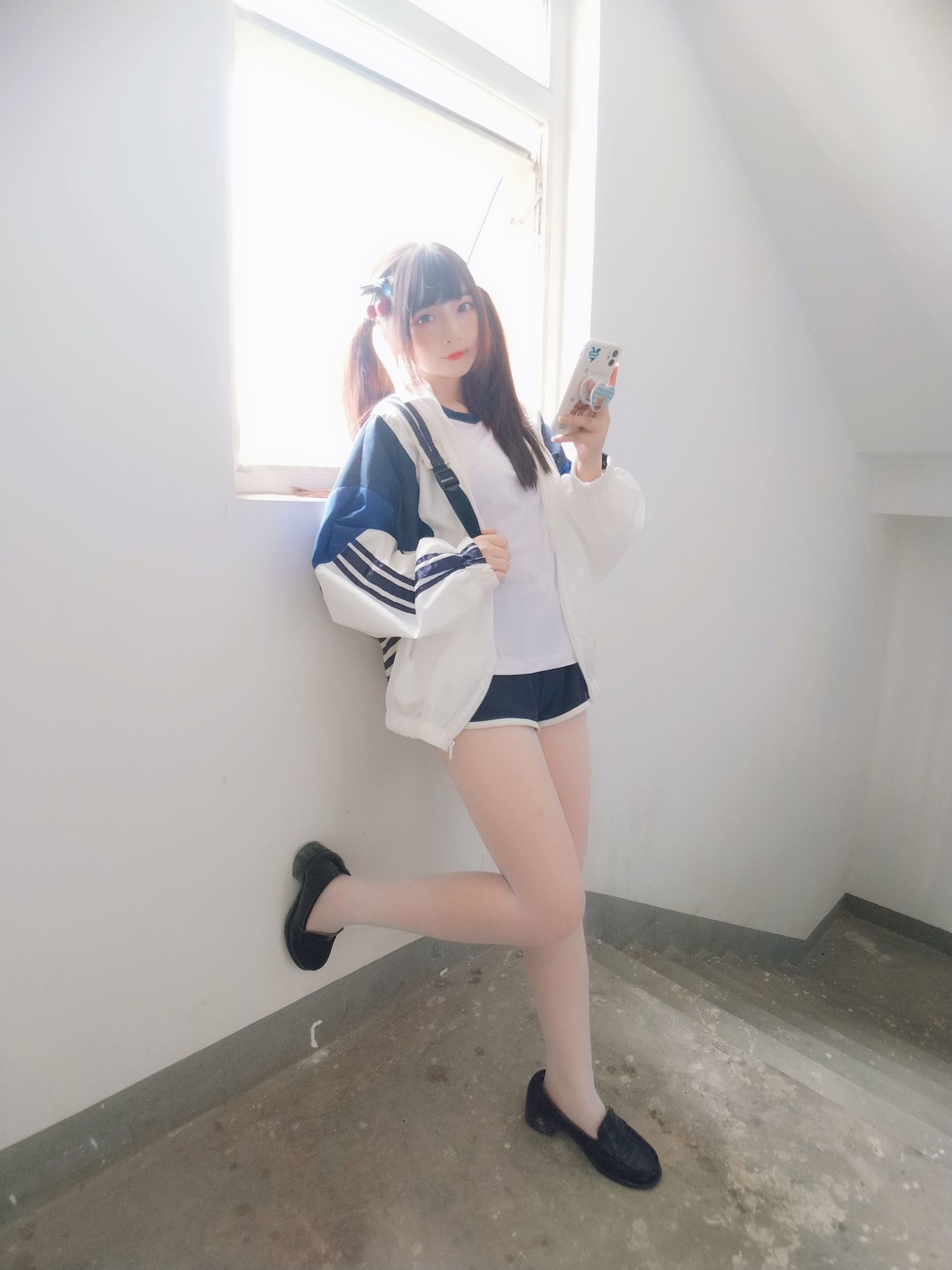 [COS福利]二次元美女古川kagura白丝体操运动服插图6